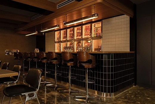 Hotel Restaurant Metal Bar Stoel